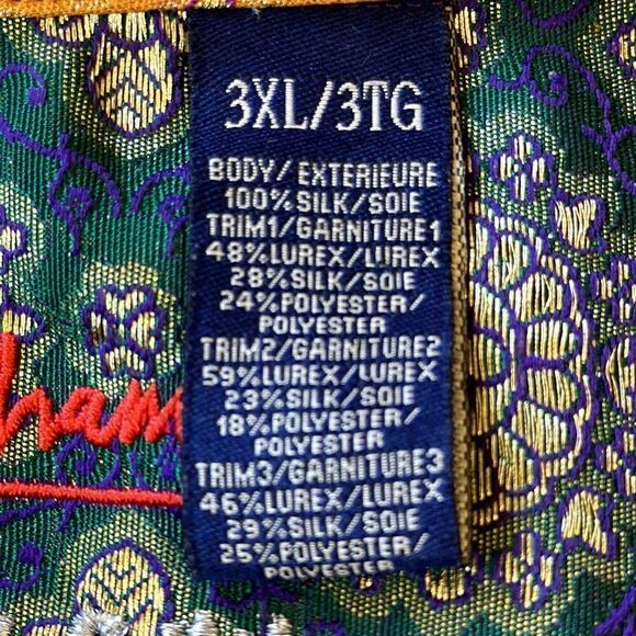 Robert graham limited edition men’s button up shirt size 3X - Picture 6 of 13